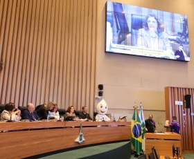 Sessão solene da Câmara Legislativa do DF em homenagem aos 53 anos do Hospital Universitário de Brasília (HuB)